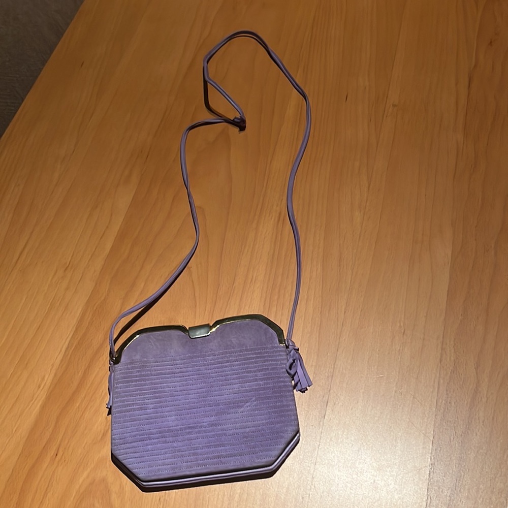 Albanese Roma Clutch Purse With Shoulder Strap View 2